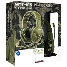 HEADSET KONIX PS4 PS-400 CAMO 40mm NEODIMIO MICRO